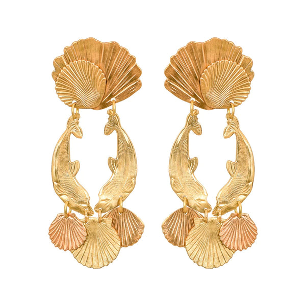 Atlantic Dolphin Earrings