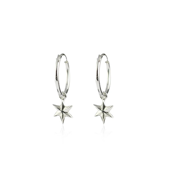 Mini Star Hoop Earrings