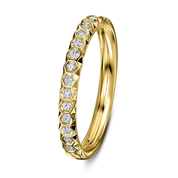 Chapiteau Diamond Half Eternity Ring