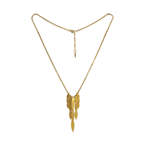 Gold Icarus Waterfall Necklace