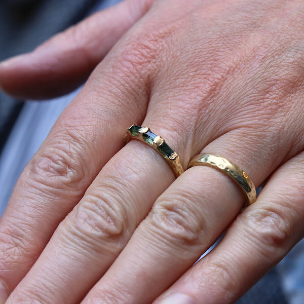 Bowerbird Sapphire Eternity Ring