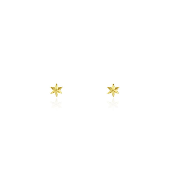 9ct Micro Star Studs