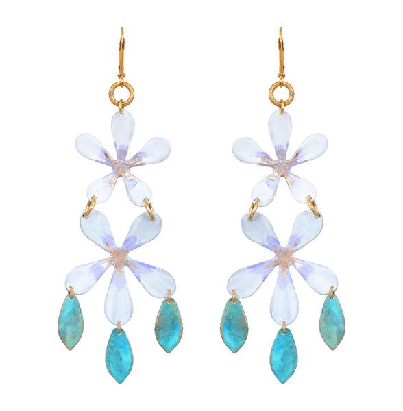 Night Blossom Fringe Earrings