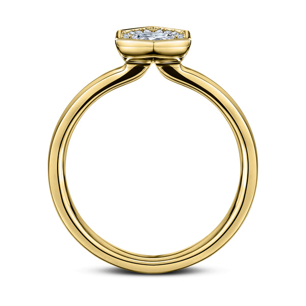 Chapiteau Diamond & 18ct Yellow Gold Ring
