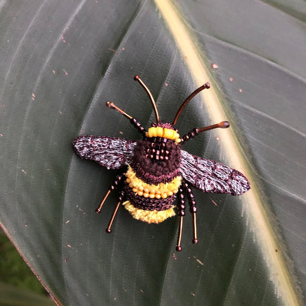 Bumblebee Brooch Pin