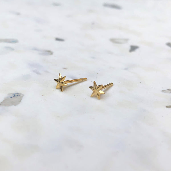 9ct Micro Star Studs