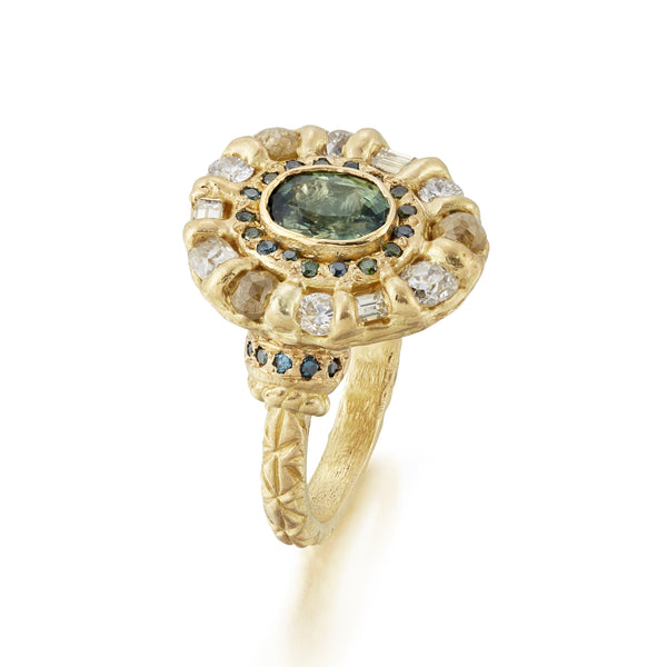 Celeste Treasury 'One of a kind' Double Halo Ring