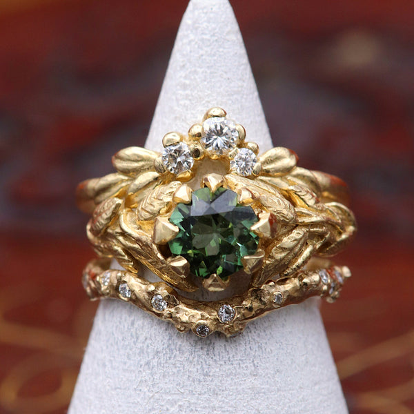 Gemstone wedding rings