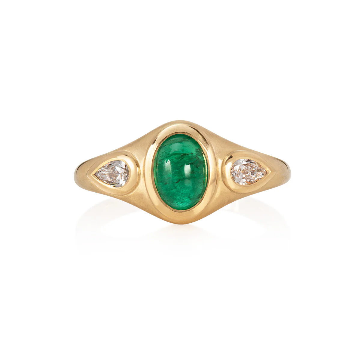Shanti Emerald and Diamond Ring