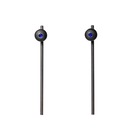DUALITY Ex Machina Sapphire Ear Mandrel by Estelle Burton