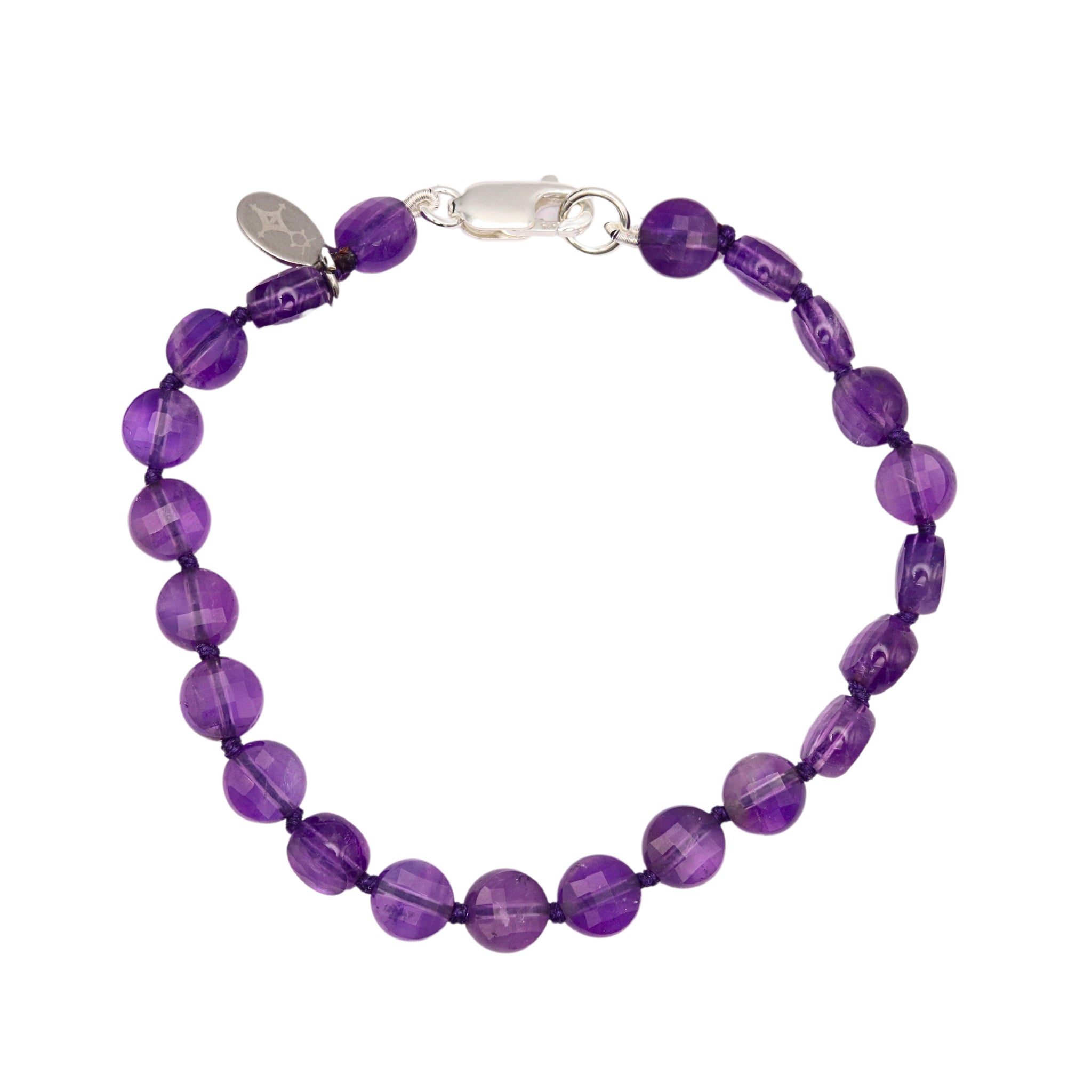 Amethyst Beaded Bracelet