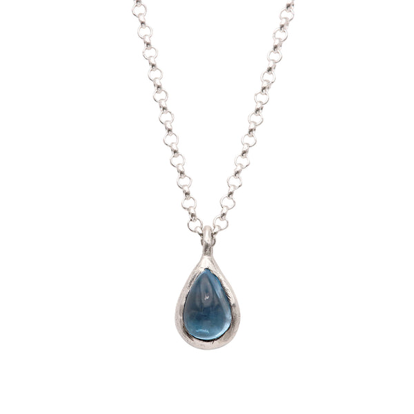 Indian Summer Topaz Teardrop Pendant