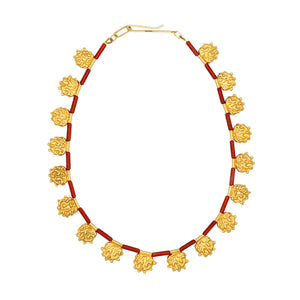 Plethora Tirona Statement Carnelian Necklace