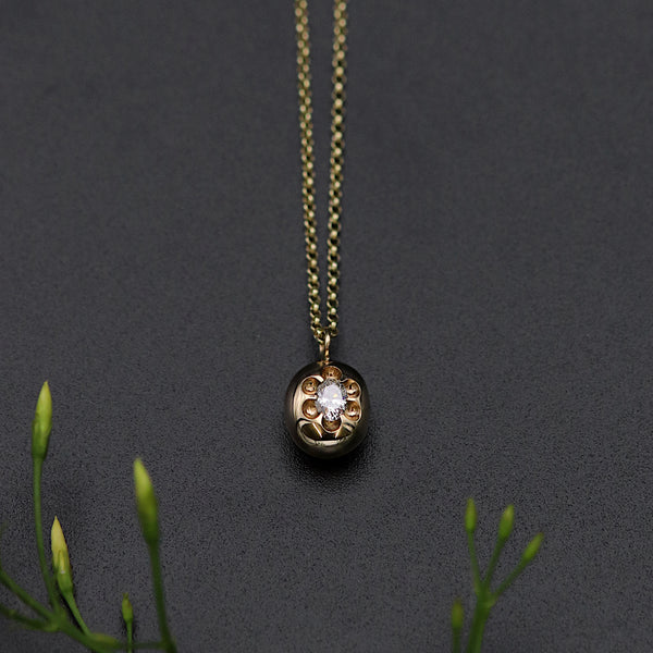 Diamond Seedling Necklace