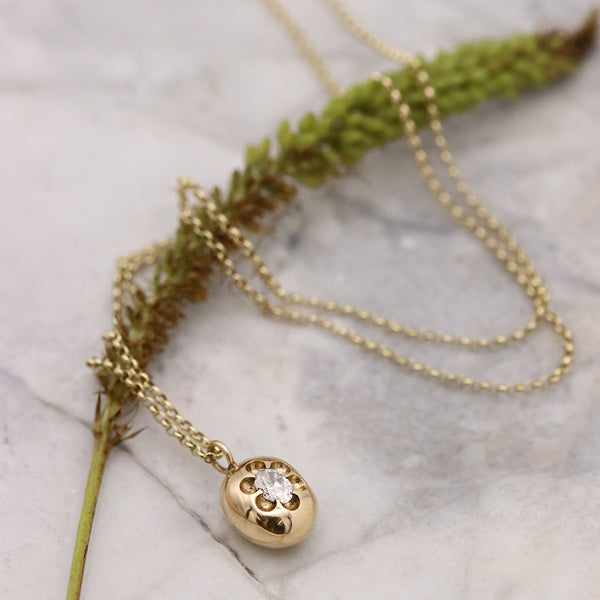 Diamond Seedling Necklace