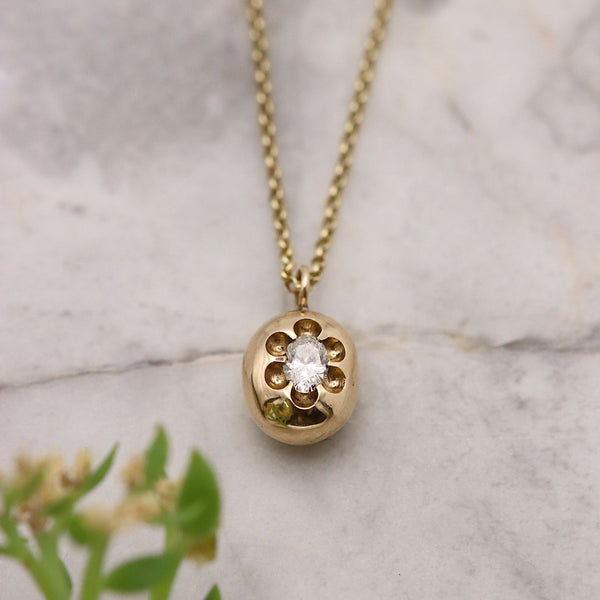 Diamond Seedling Necklace