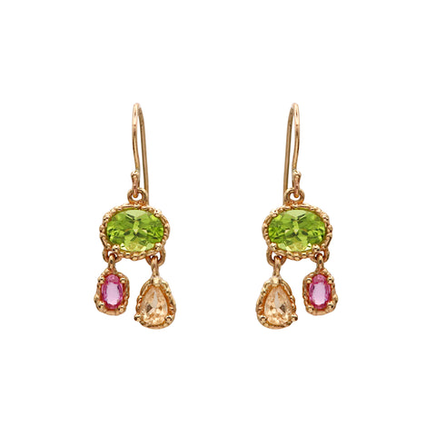 Trio Chandelier Earrings