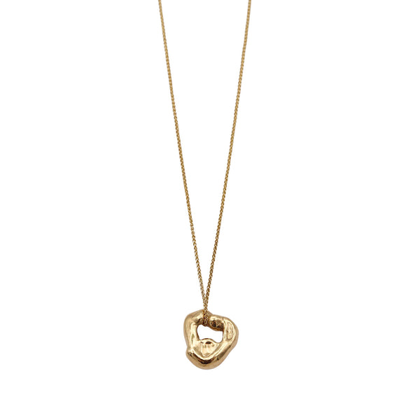 Large Molten Gold Pendant