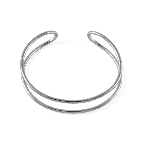 Silver Serpentine Cuff
