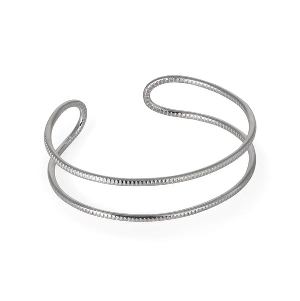 Silver Serpentine Cuff