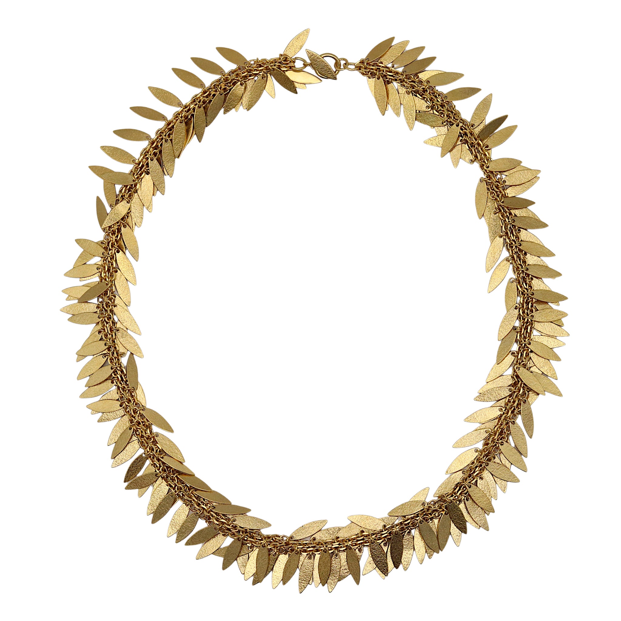 Gold Icarus Boa Necklace