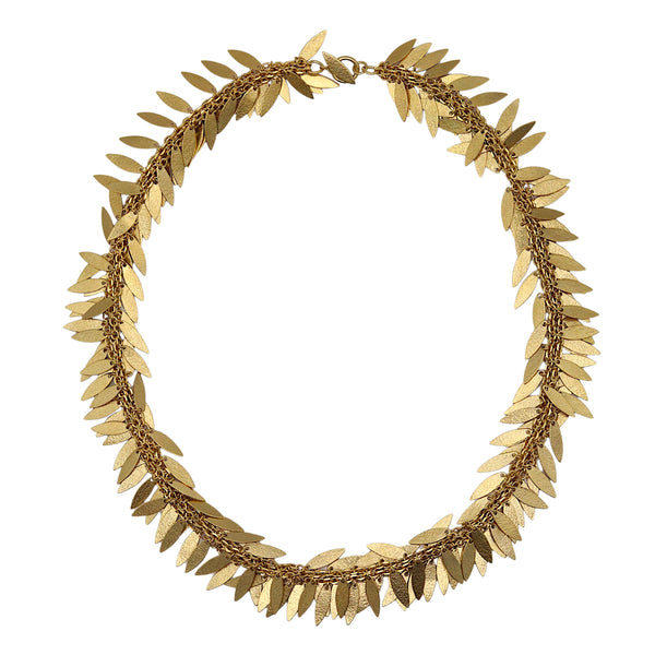 Gold Icarus Boa Necklace