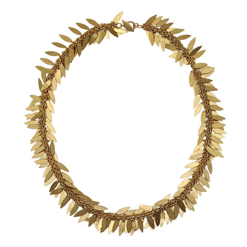 Gold Icarus Boa Necklace