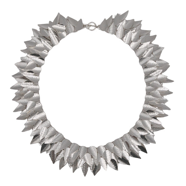 Silver Komorebi 4 Layer Collar