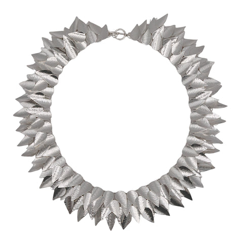 Silver Komorebi 4 Layer Collar