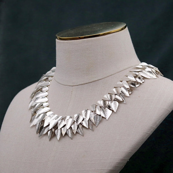 Silver Komorebi 4 Layer Collar