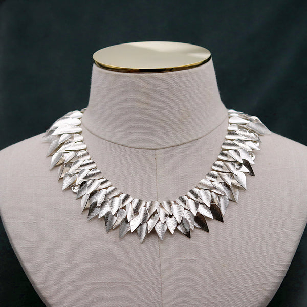 Silver Komorebi 4 Layer Collar