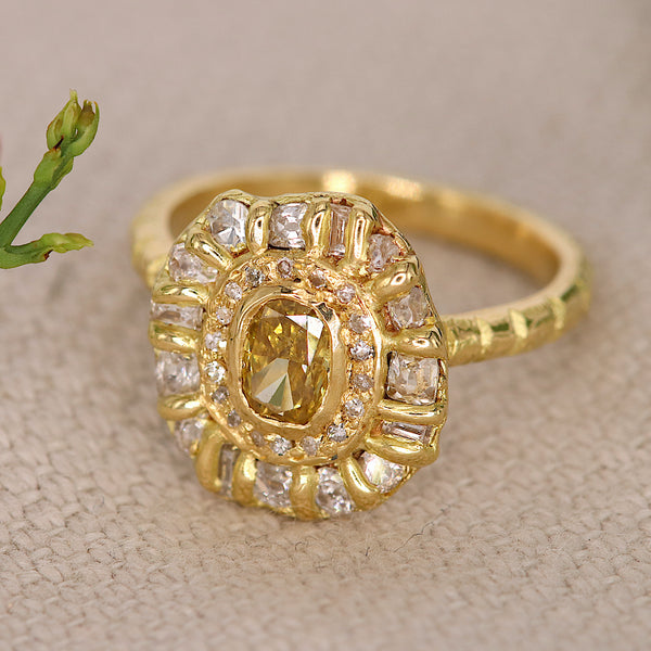 Klimt Diamond Celeste Ring