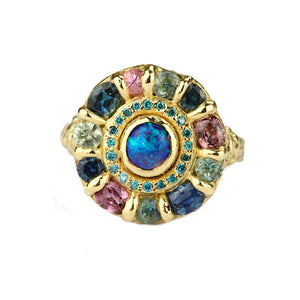 Opal Celeste Ring