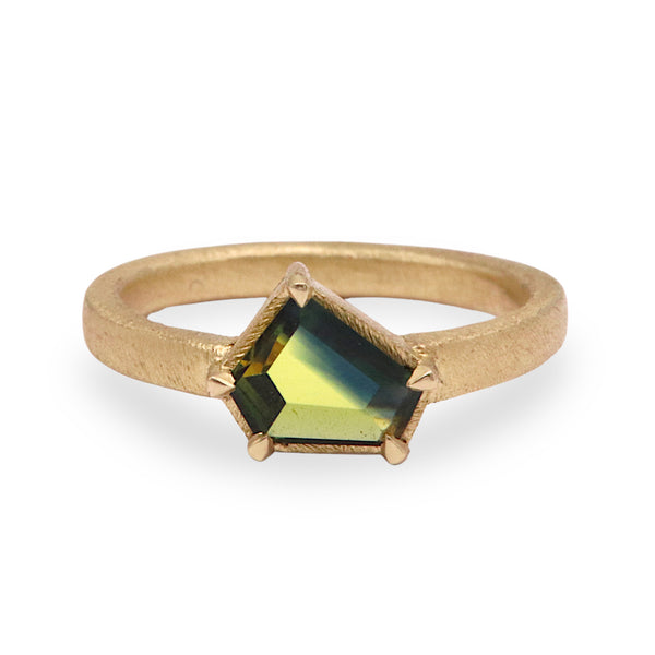 Freeform Bicolour Sapphire Ring
