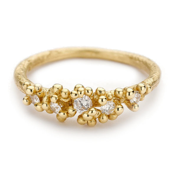 Diamond Ring With Granules