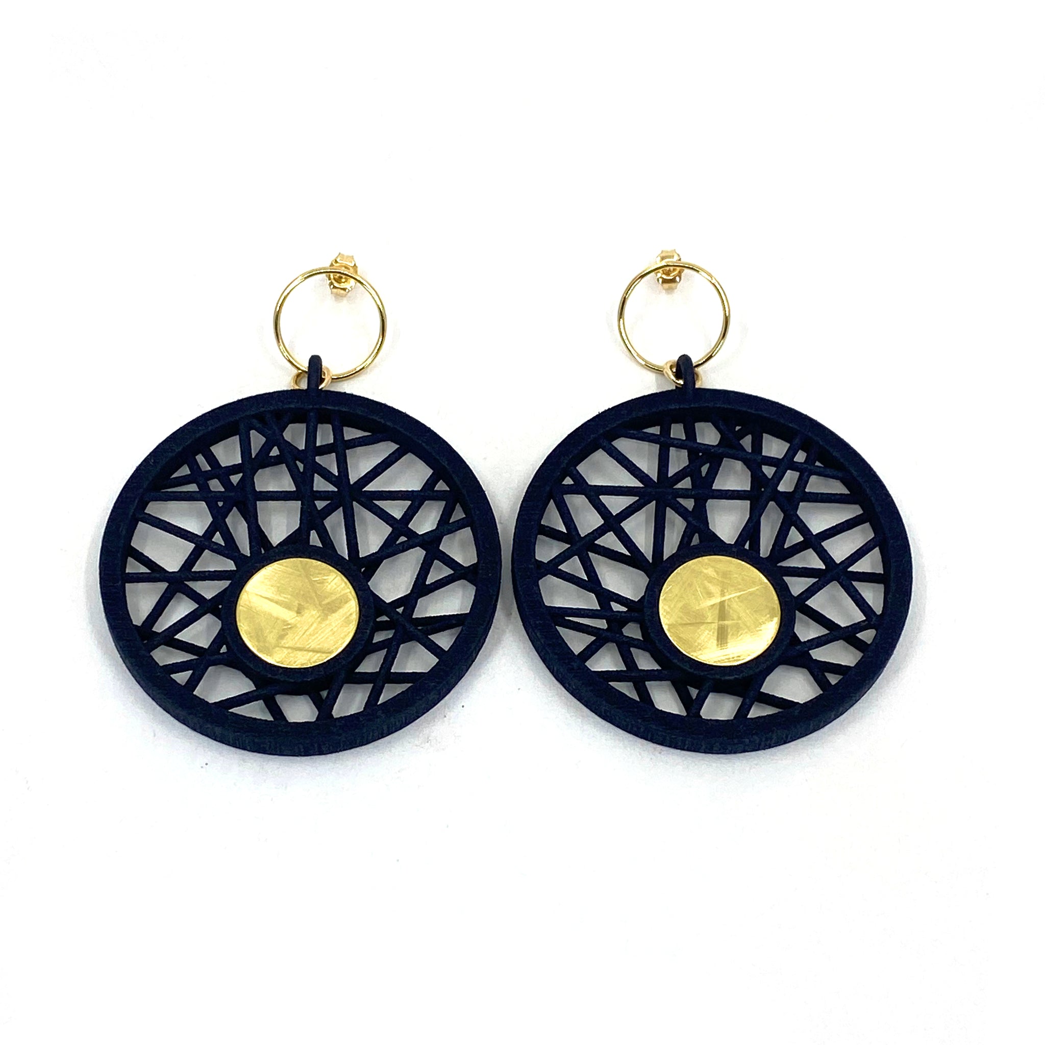 DUALITY Hebo Circle Earrings by Elsiem