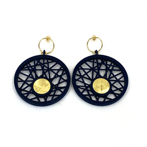 DUALITY Hebo Circle Earrings by Elsiem