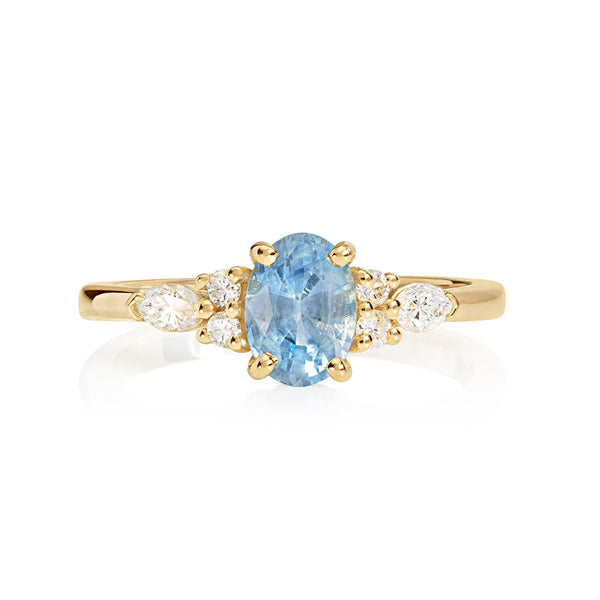 Tarika Oval Sapphire Ring