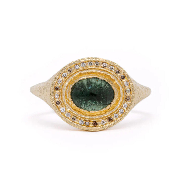 Gather Tourmaline Signet Ring