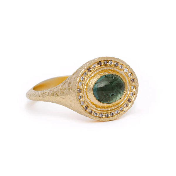 Gather Tourmaline Signet Ring