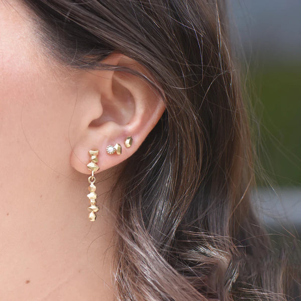 Gold Gea Drop Earrings