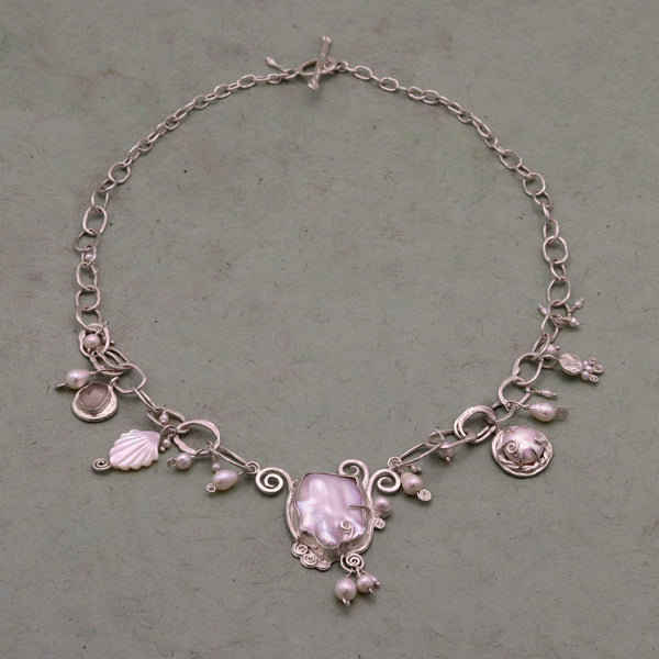 Mermaid's Hoard Pearl Statement Necklace