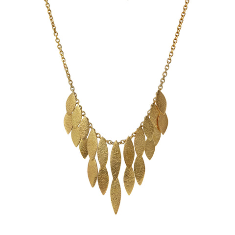 Gold Icarus Large Waterfall Necklace