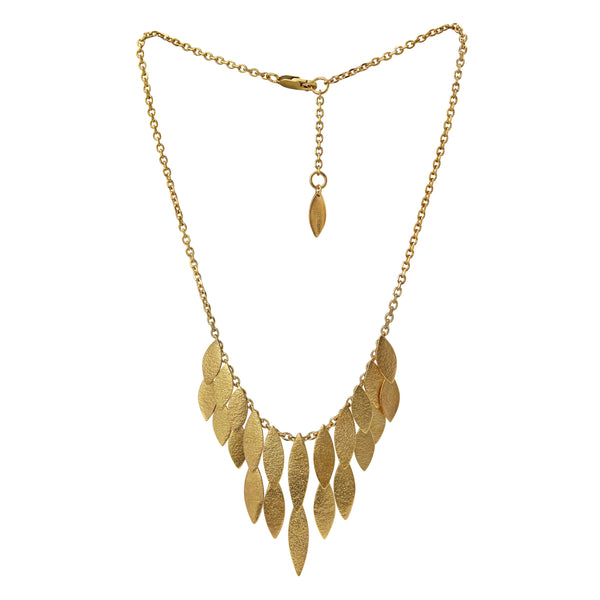 Gold Icarus Large Waterfall Necklace