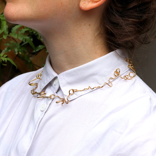 Collaborative Wiggle Necklace