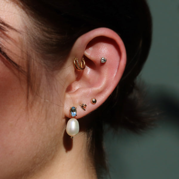 Aquamarine Pearl Drops