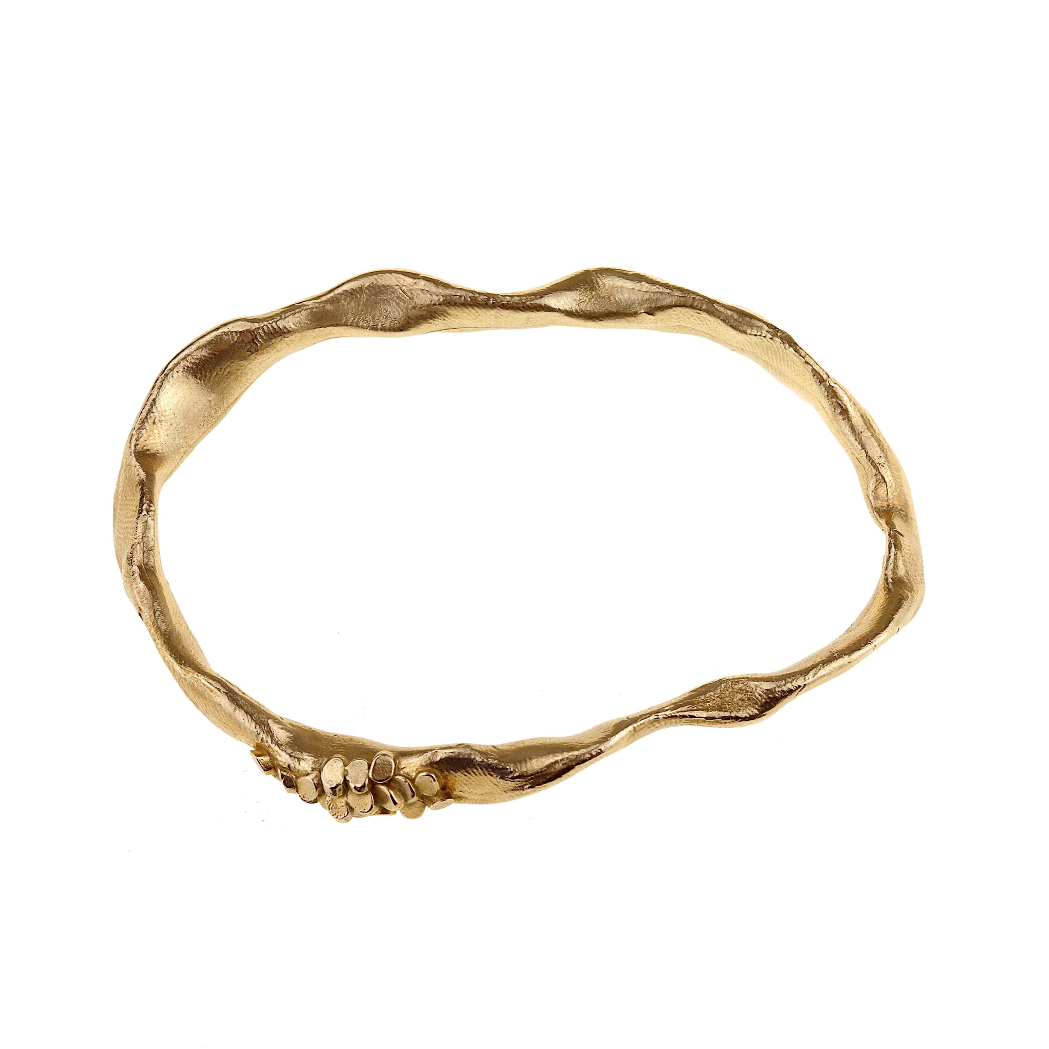 Undulating Bronze Caddis Bangle