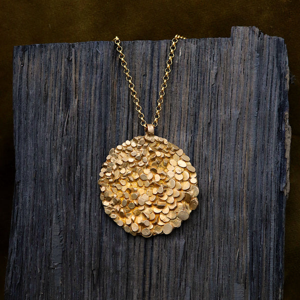 Bronze Large Caddis Necklace