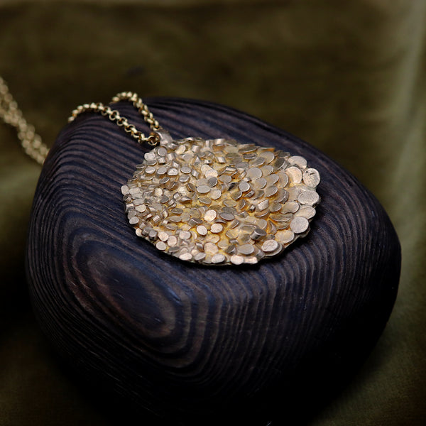 Bronze Large Caddis Necklace