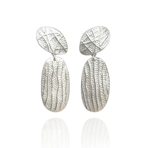 DUALITY Beachcomber Silver Earrings by Kate Bajic